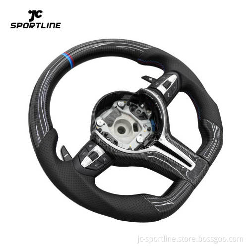 Carbon Fiber Steering Wheel Replacement for BMW X3 F25 / X4 F26 / X5 F15 / X6 F16